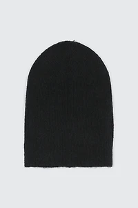 Ardene Slouchy Rib Beanie in Black | 100% Acrylic