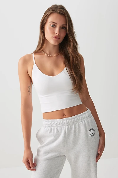 Ardene Basic Ultra Crop Seamless Tank Top in | Size | Nylon/Elastane | Eco-Conscious