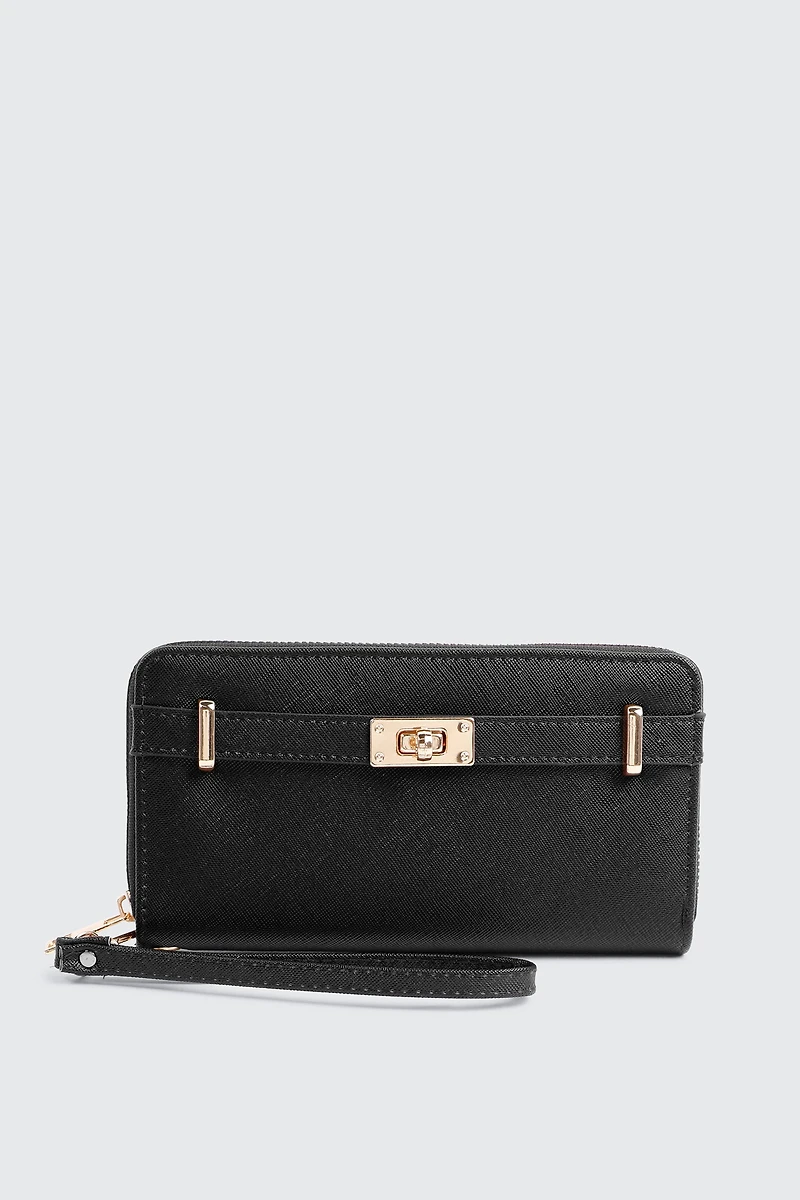 Ardene Accordion Wallet in | Faux Leather/Polyester