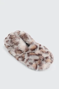 Ardene Faux Fur Slippers | Size | Polyester