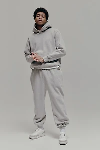 Ardene Man Solid Sweatpants For Men in Grey | Size | Polyester/Cotton | Fleece-Lined