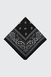 Bandana cachemire noir