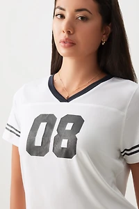 T-shirt sport en maille de coupe carrée