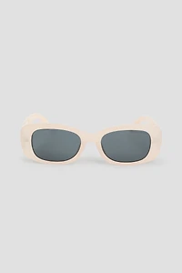 Ardene Rectangular Sunglasses in Beige