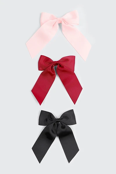 Ardene Kids 3-Pack Bow Hair Clips
