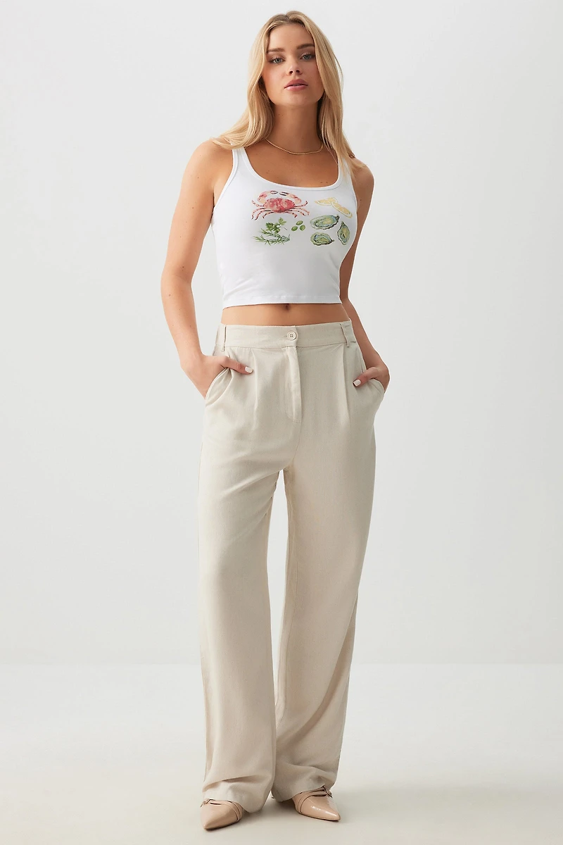 Camisole imprimée nourriture