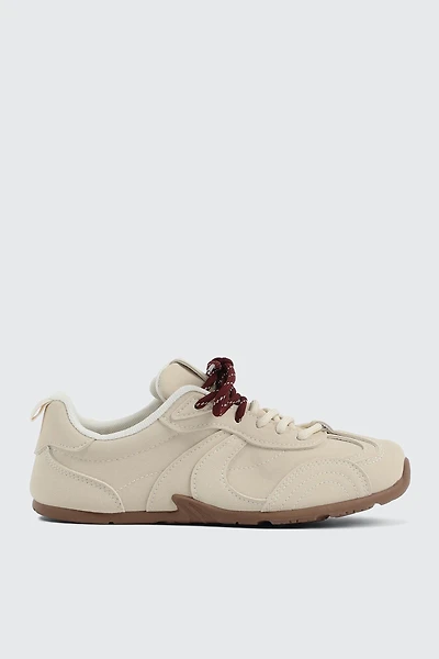 Espadrilles basses à lacets