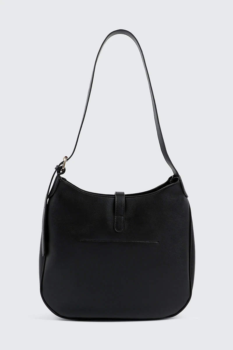 Sac sellier en faux cuir