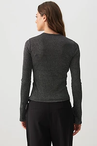 Haut à manches nouées