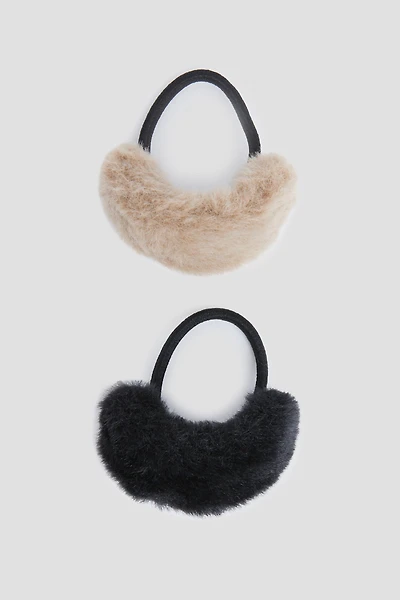 Ardene 2-Pack Fur Cuff Hair Ties