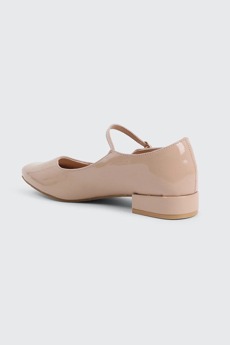 Chaussures Mary Jane à talon bas
