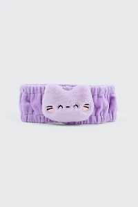 Ardene Kids Cat Spa Headband in Medium Purple | Polyester