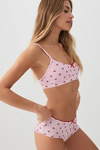 Culotte garçonne en pointelle tout-aller