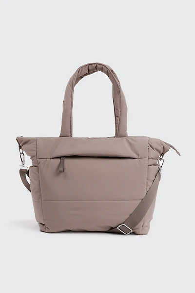 Ardene The Everything Puff Tote in Chai Latte | Polyester