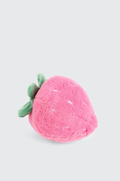 Ardene Strawberry Plushie Pillow in Pink | Polyester