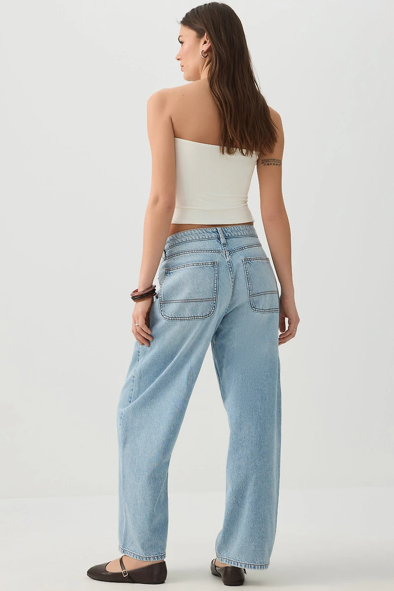 Le jean Untamed coupe ample et taille mi-haute