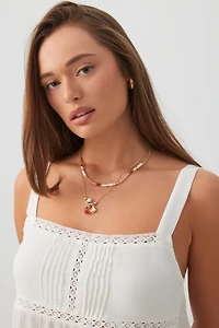 Camisole à bordure en crochet