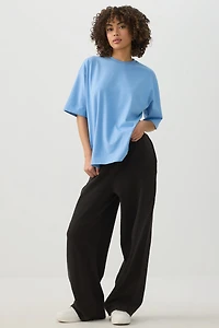 Ardene Basic Oversized Short Sleeve T-Shirt in | Size | Cotton/Elastane