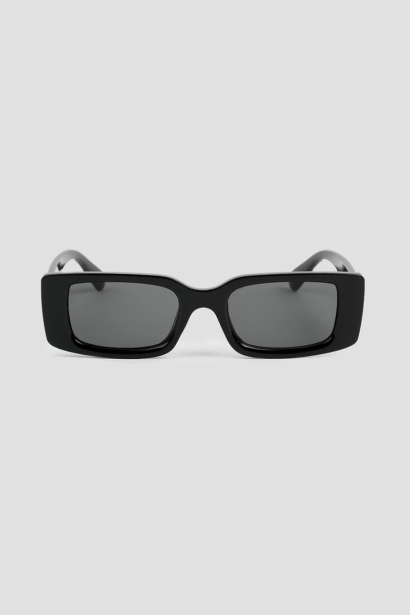 Ardene Slim Rectangular Sunglasses in