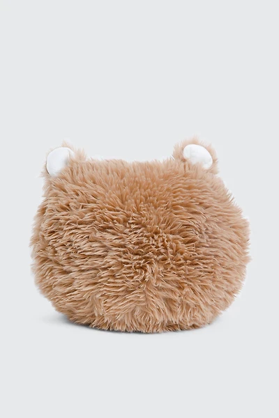 Ardene Bear Plushie Pillow in Brown