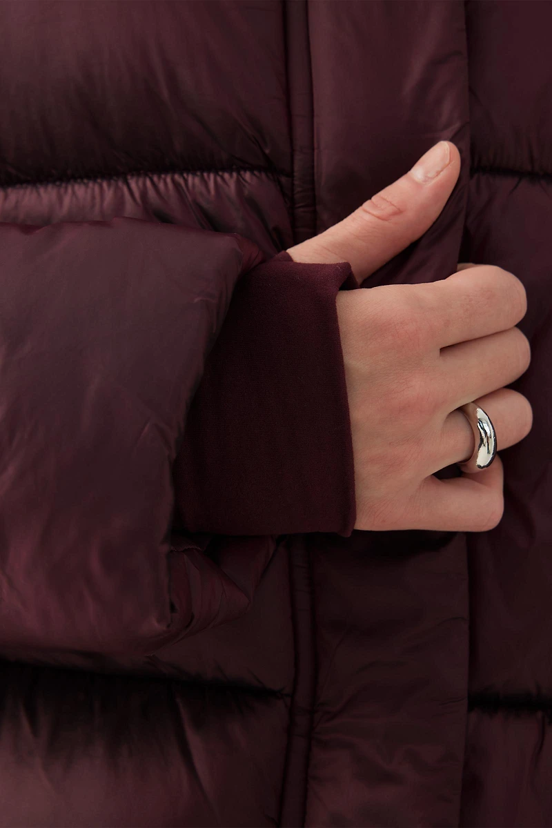 Manteau matelassé ample très léger