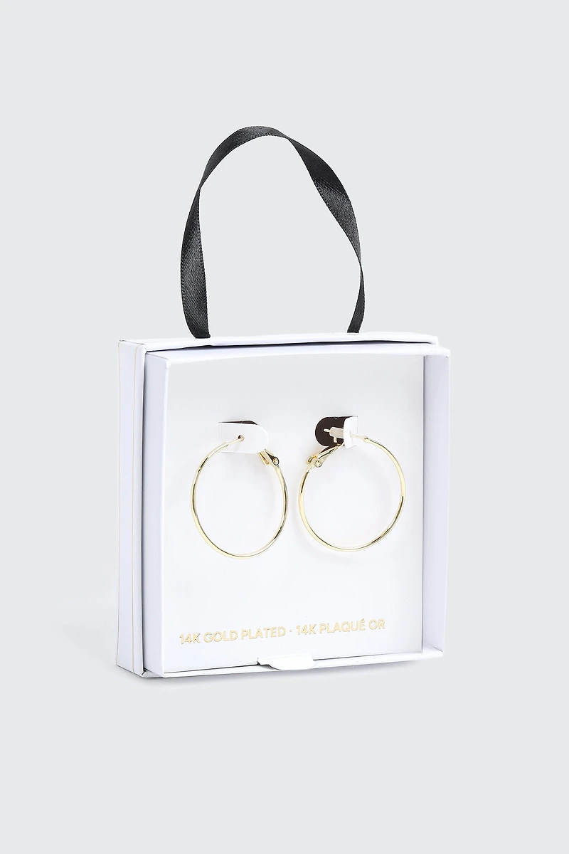 Anneaux plaqués or 14K