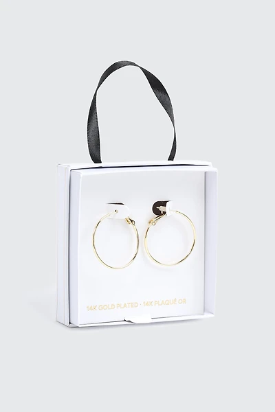 Anneaux plaqués or 14K