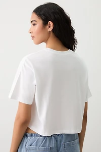 T-shirt carré graphique