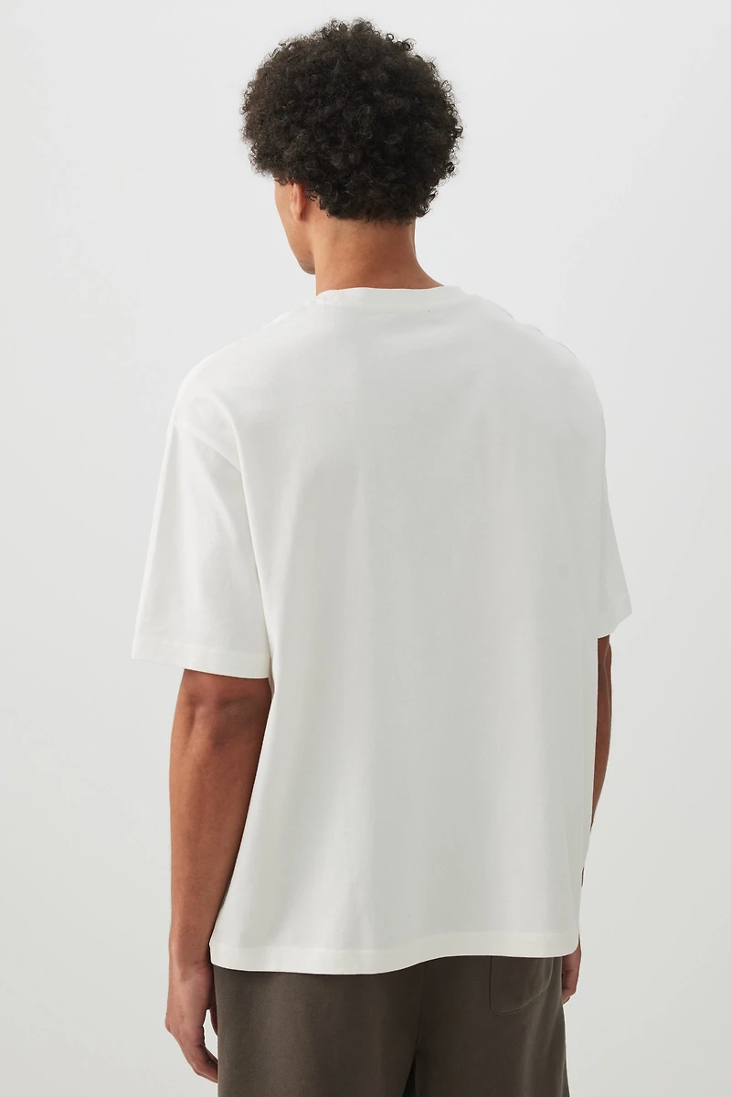 T-shirt carré graphique