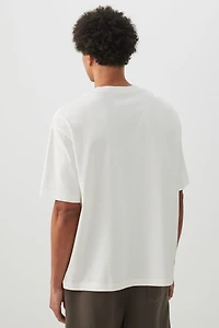 T-shirt carré graphique