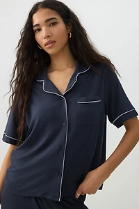 Ensemble pyjama manches courtes en tissu HUSHKNIT