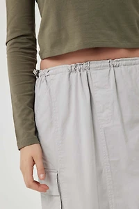 Jupe cargo longue