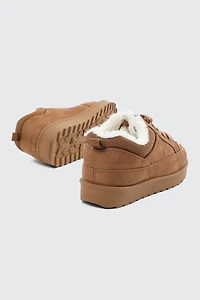 Espadrilles doublées en fausse fourrure