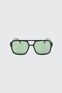 Ardene Flat Top Aviator Sunglasses in Light