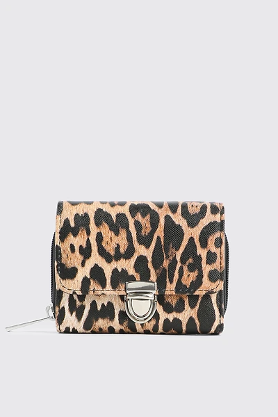 Ardene Small Accordion Wallet | 100% Recycled Polyester/Faux Leather | Eco-Conscious