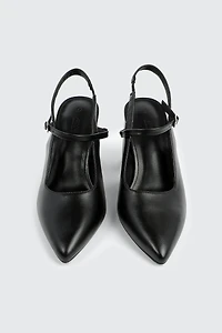 Chaussures Mary Jane à bride arrière