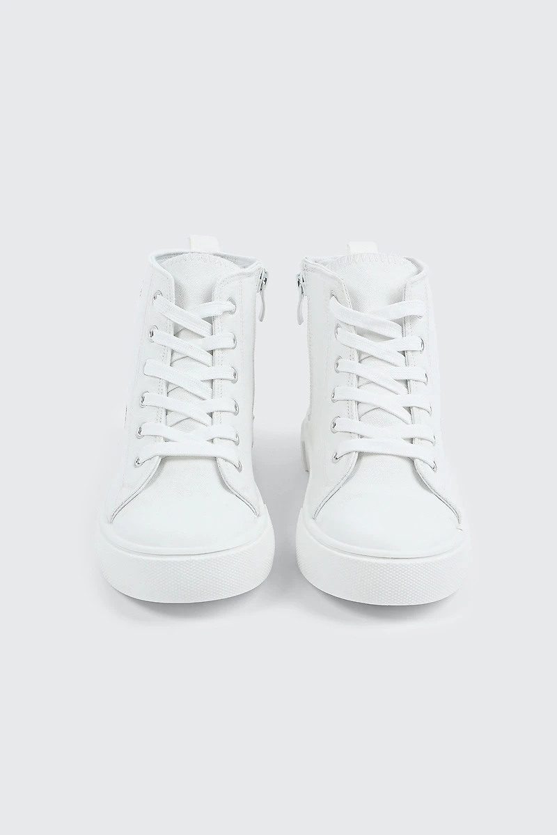 Espadrilles montantes imprimées