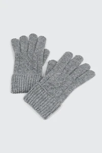 Ardene Cable Knit Touch Screen Gloves in | Polyester/Spandex