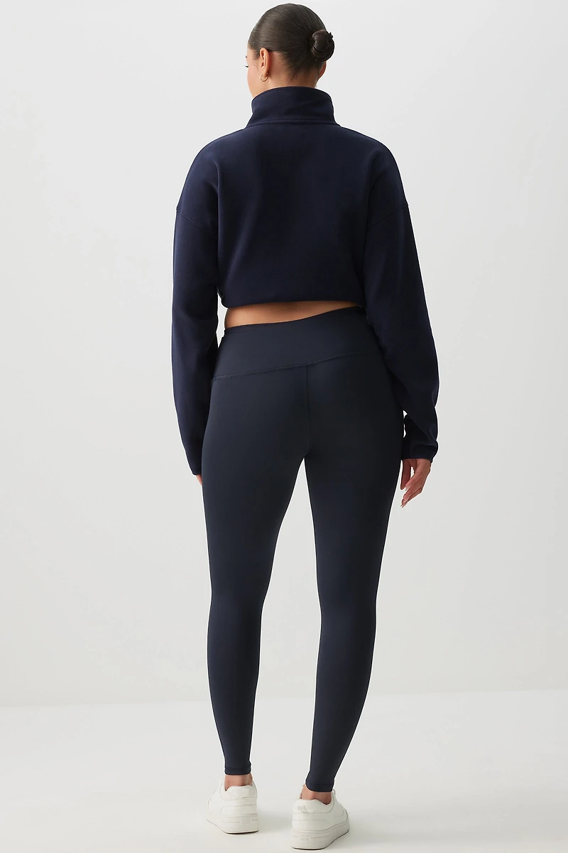 Legging à bande de taille double