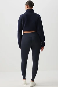Legging à bande de taille double
