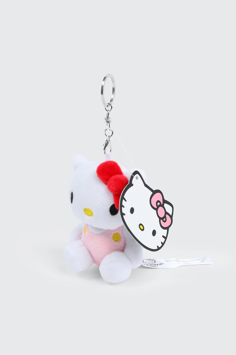 Breloque de sac Hello Kitty en peluche