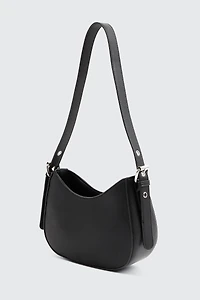 Sac baguette en faux cuir à ganse ajustable