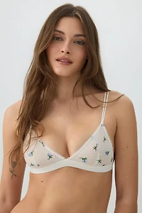 Soutien-gorge léger brodé