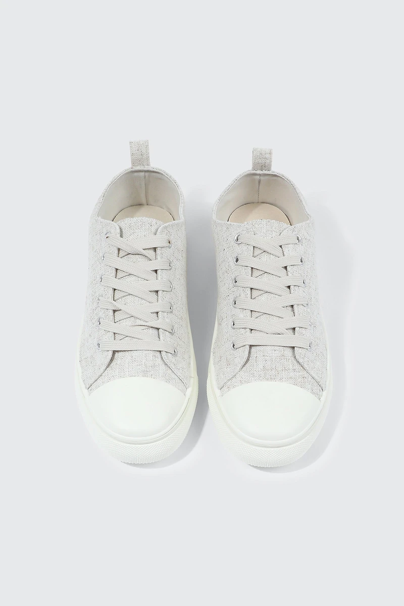 Espadrilles basses en toile