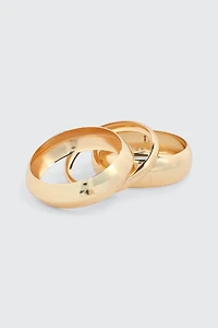Ardene 3-Pack Gold Toned Bangles