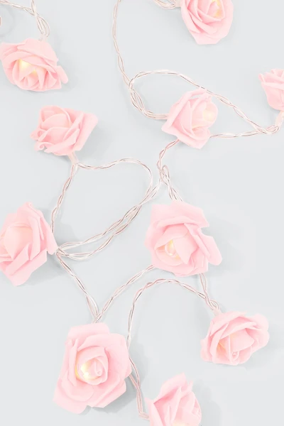 Ardene Rose LED String Lights in Light Pink
