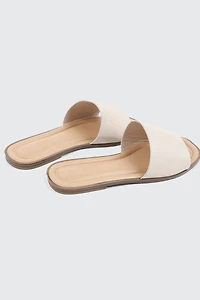 Sandales plates à une bande