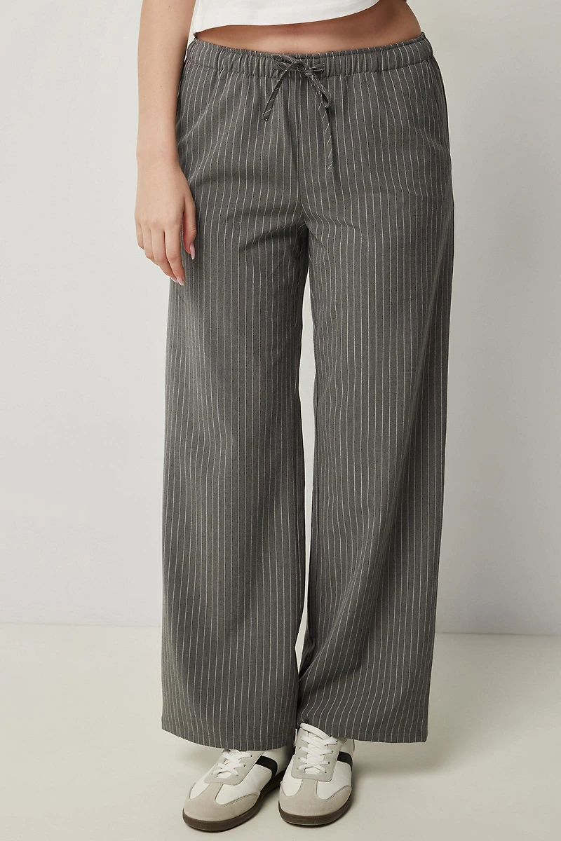 Pantalon à jambe large