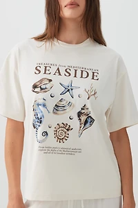 T-shirt graphique ample