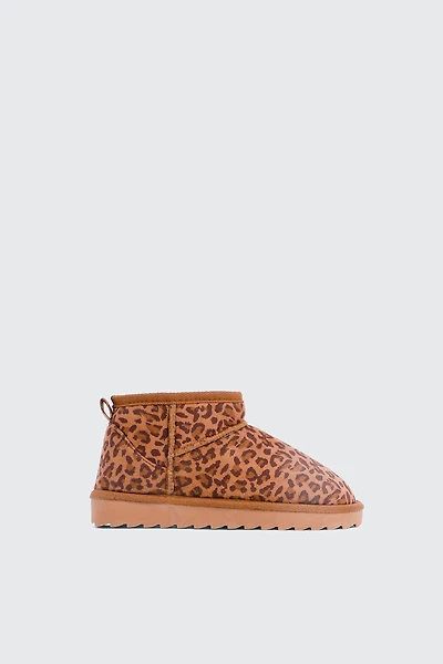 Ardene Kids Faux Sheepskin Boots | Size | Faux Suede